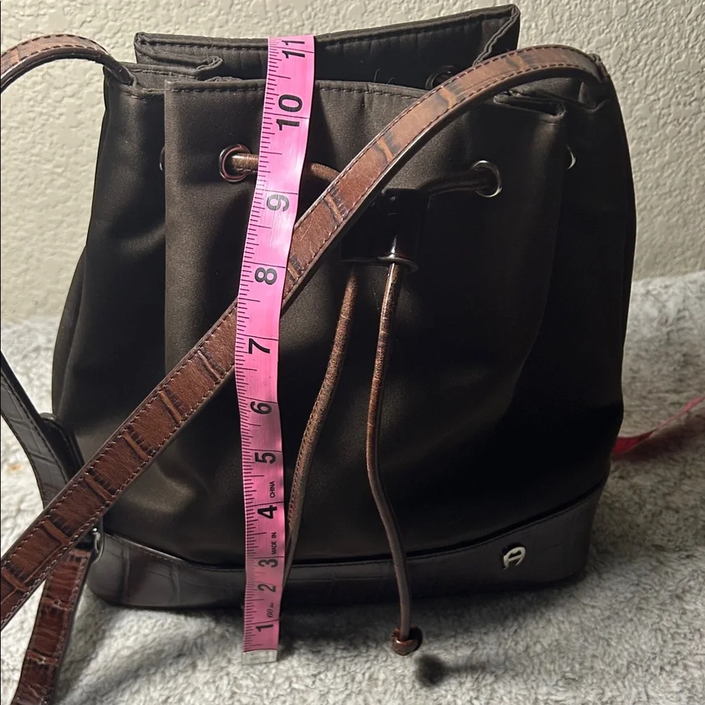 Etienne Aigner Dark Brown Hobo Bag